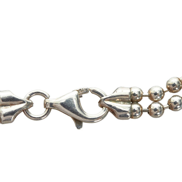 グッチ ボールチェーン ネックレス SV925 シルバー レディース GUCCI 【中古】