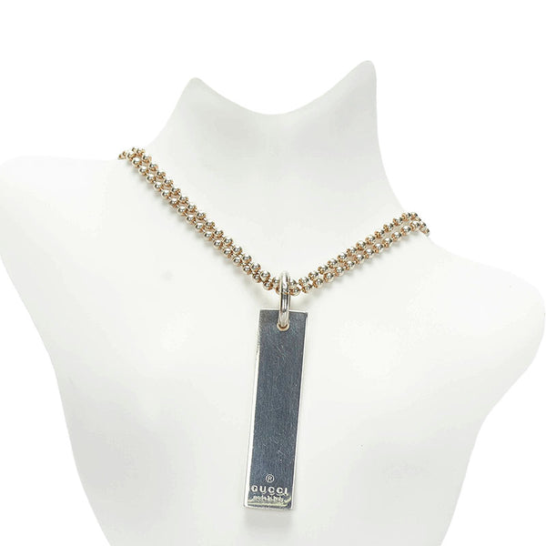 グッチ ボールチェーン ネックレス SV925 シルバー レディース GUCCI 【中古】