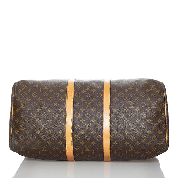 ルイ ヴィトン モノグラム キーポル55 ボストンバッグ トラベルバッグ Ｍ41424 ブラウン PVC レザー レディース LOUIS VUITTON 【中古】