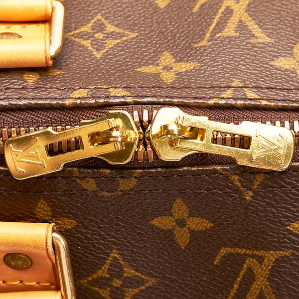 ルイ ヴィトン モノグラム キーポル55 ボストンバッグ トラベルバッグ Ｍ41424 ブラウン PVC レザー レディース LOUIS VUITTON 【中古】