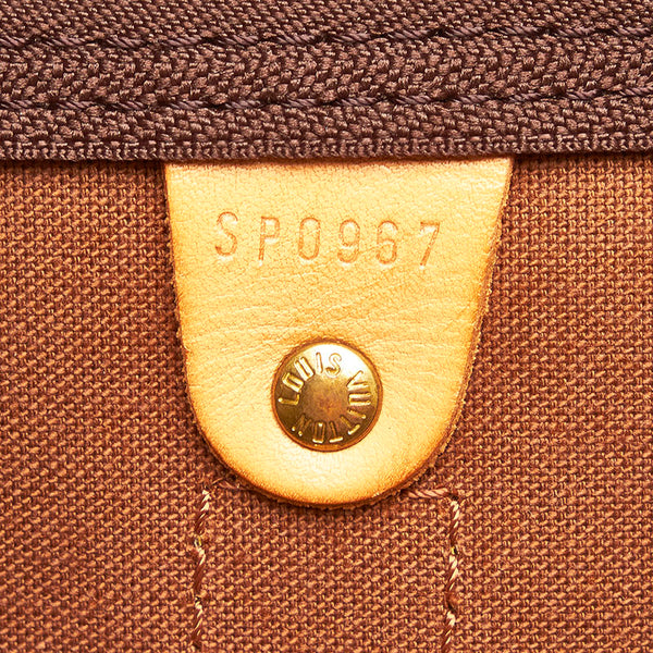 ルイ ヴィトン モノグラム キーポル55 ボストンバッグ トラベルバッグ Ｍ41424 ブラウン PVC レザー レディース LOUIS VUITTON 【中古】