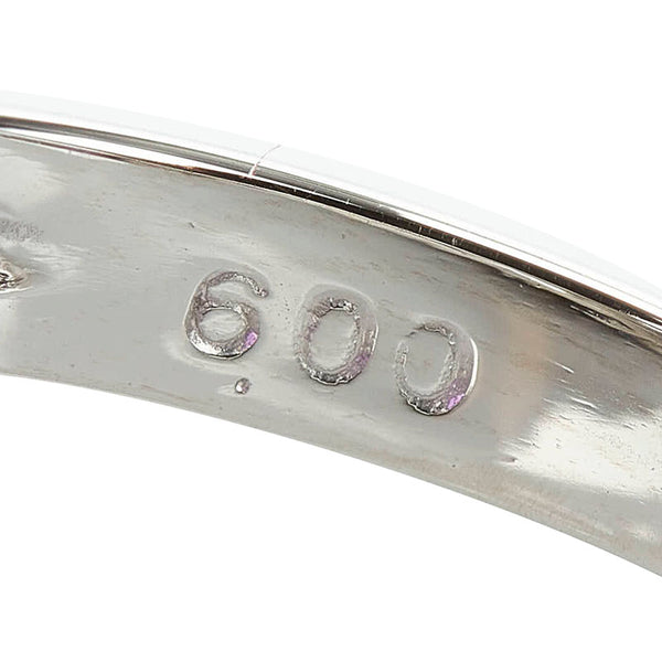 Pt900 プラチナ アメジスト6.00ct ダイヤ0.04ct リング 指輪 レディース 12号 【中古】