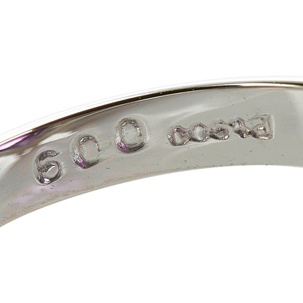 Pt900 プラチナ アメジスト6.00ct ダイヤ0.04ct リング 指輪 レディース 12号 【中古】