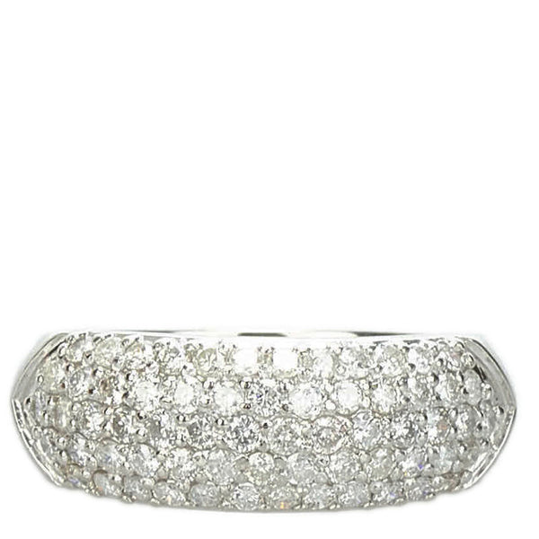 Pt900 プラチナ ダイヤ1.00ct リング 指輪 レディース 12号 【中古】