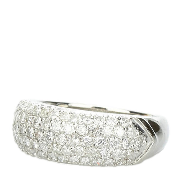 Pt900 プラチナ ダイヤ1.00ct リング 指輪 レディース 12号 【中古】