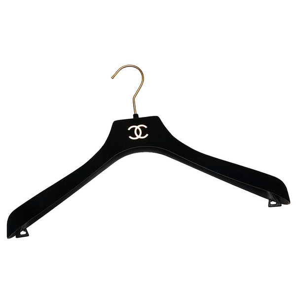 シャネル ココマーク ツイード ノーカラージャケット ブラック ブラウン ウール レザー シルク レディース CHANEL 【中古】