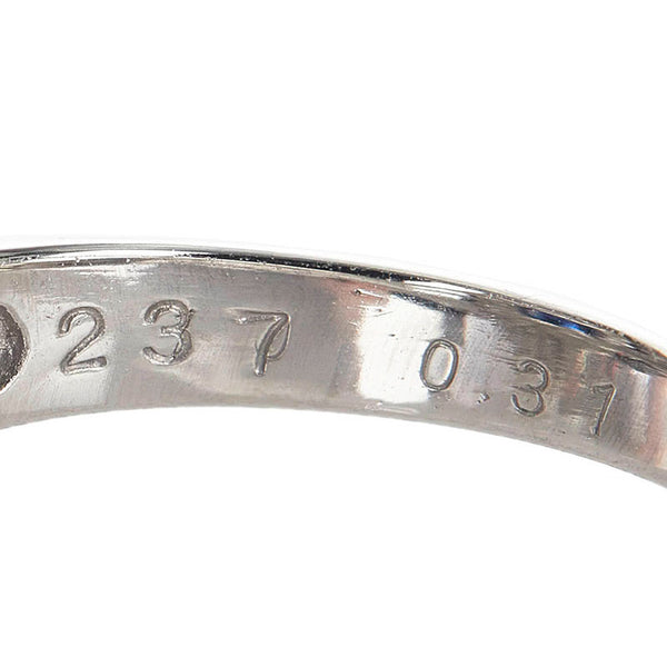 Pt900 プラチナ サファイア2.37ct ダイヤ0.31ct リング 指輪 レディース 10.5号 【中古】