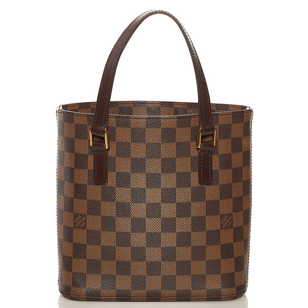 ルイ ヴィトン ダミエ ヴァヴァンPM ハンドバッグ N51171 ブラウン PVC レザー レディース LOUIS VUITTON 【中古】