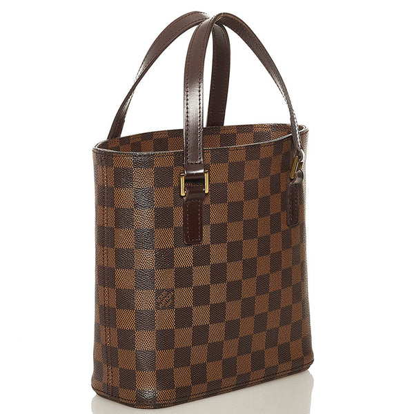 ルイ ヴィトン ダミエ ヴァヴァンPM ハンドバッグ N51171 ブラウン PVC レザー レディース LOUIS VUITTON 【中古】