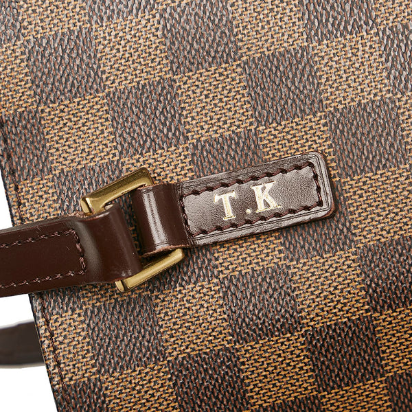 ルイ ヴィトン ダミエ ヴァヴァンPM ハンドバッグ N51171 ブラウン PVC レザー レディース LOUIS VUITTON 【中古】
