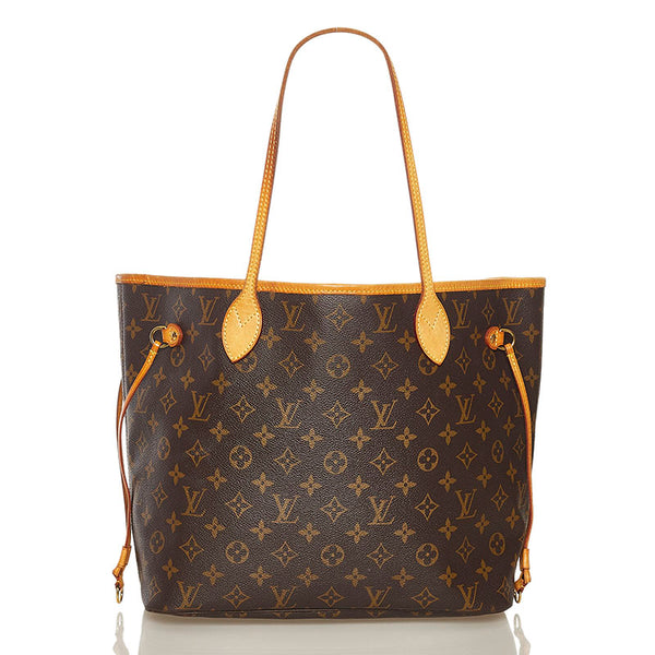 ルイ ヴィトン モノグラム ネヴァーフル MM トートバッグ M40156 ブラウン PVC レザー レディース LOUIS VUITTON 【中古】