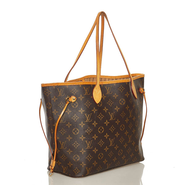 ルイ ヴィトン モノグラム ネヴァーフル MM トートバッグ M40156 ブラウン PVC レザー レディース LOUIS VUITTON 【中古】