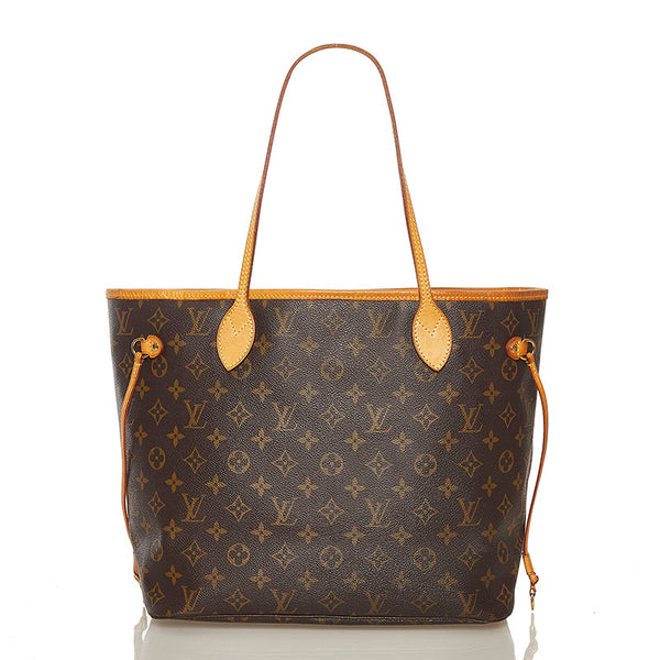 ルイ ヴィトン モノグラム ネヴァーフル MM トートバッグ M40156 ブラウン PVC レザー レディース LOUIS VUITTON 【中古】