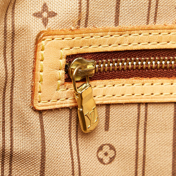 ルイ ヴィトン モノグラム ネヴァーフル MM トートバッグ M40156 ブラウン PVC レザー レディース LOUIS VUITTON 【中古】