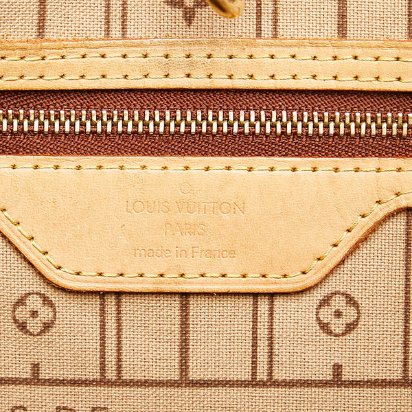 ルイ ヴィトン モノグラム ネヴァーフル MM トートバッグ M40156 ブラウン PVC レザー レディース LOUIS VUITTON 【中古】