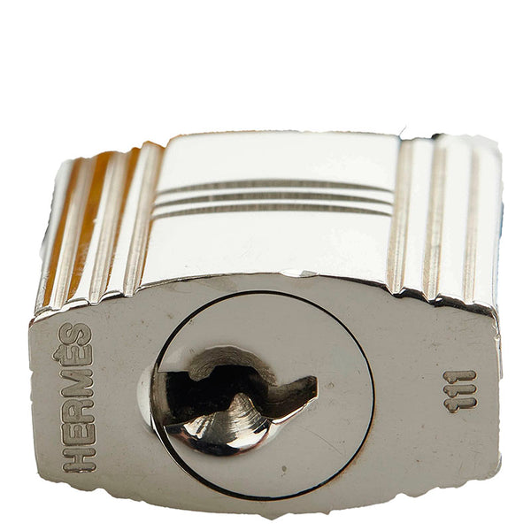 エルメス カデナ パドロック シルバー メタル レディース HERMES 【中古】