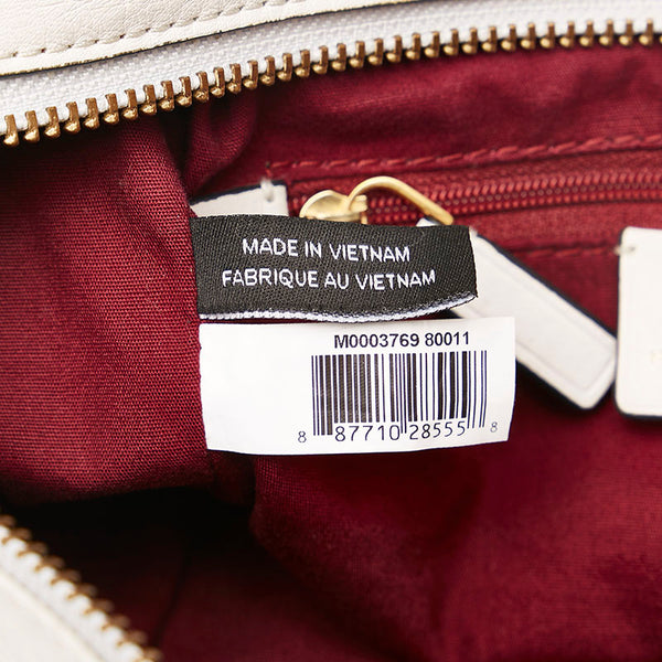 マークジェイコブス ハンドバッグ ショルダーバッグ 2WAY ブラック ベージュ ホワイト レザー レディース MARC JACOBS 【中古】