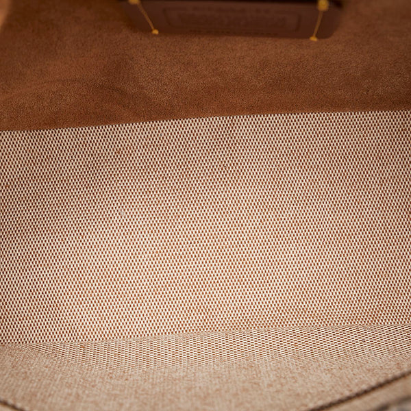 コーチ タビー ハンドバッグ ショルダーバッグ 2WAY C5263 アイボリー レザー スネークスキン レディース COACH 【中古】