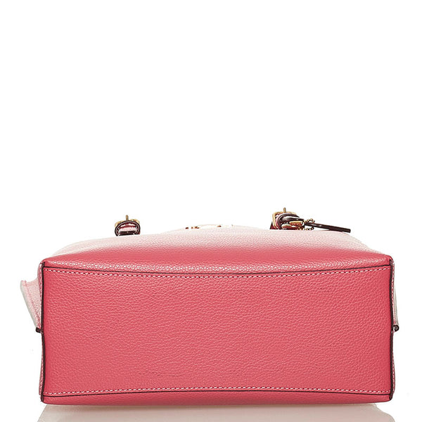 コーチ ハンドバッグ ショルダーバッグ 2WAY 2140-C4084 ピンク レザー レディース COACH 【中古】