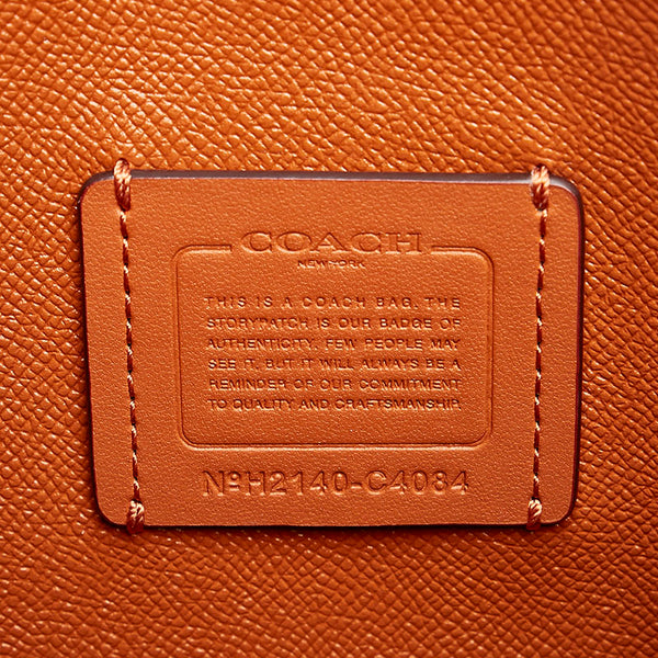 コーチ ハンドバッグ ショルダーバッグ 2WAY 2140-C4084 ピンク レザー レディース COACH 【中古】