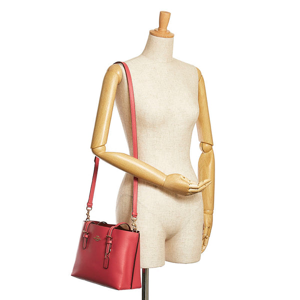 コーチ ハンドバッグ ショルダーバッグ 2WAY 2140-C4084 ピンク レザー レディース COACH 【中古】