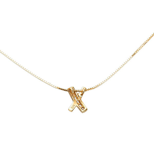 タサキ K18YG イエローゴールド ダイヤ0.04ct ネックレス レディース TASAKI 【中古】