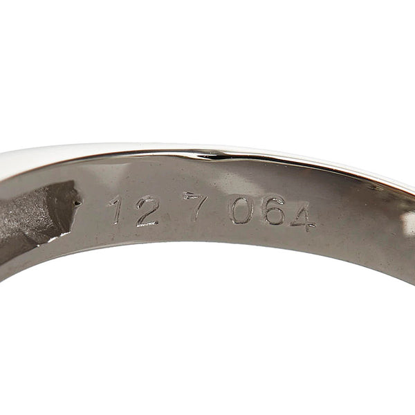 Pt900 プラチナ オパール1.27ct ダイヤ0.64ct カボション リング 指輪 レディース 10号 【中古】