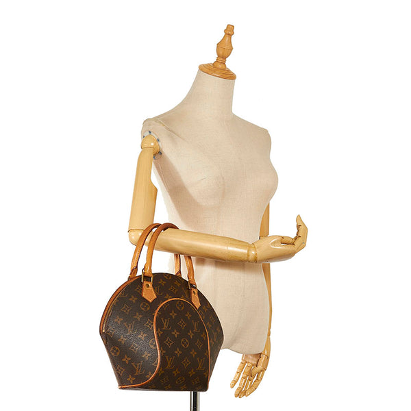 ルイ ヴィトン モノグラム エリプス PM ハンドバッグ M51127 ブラウン PVC レザー レディース LOUIS VUITTON 【中古】