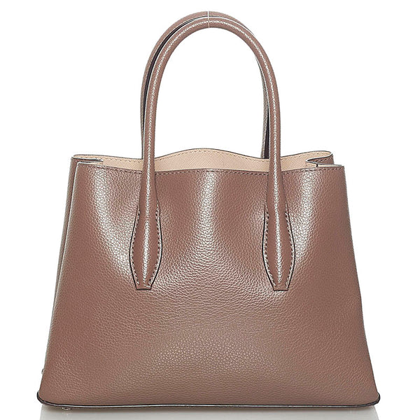 ケイトスペード ハンドバッグ ショルダーバッグ 2WAY グレージュ ブラウン レザー レディース Kate Spade 【中古】