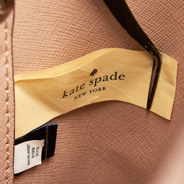 ケイトスペード ハンドバッグ ショルダーバッグ 2WAY グレージュ ブラウン レザー レディース Kate Spade 【中古】