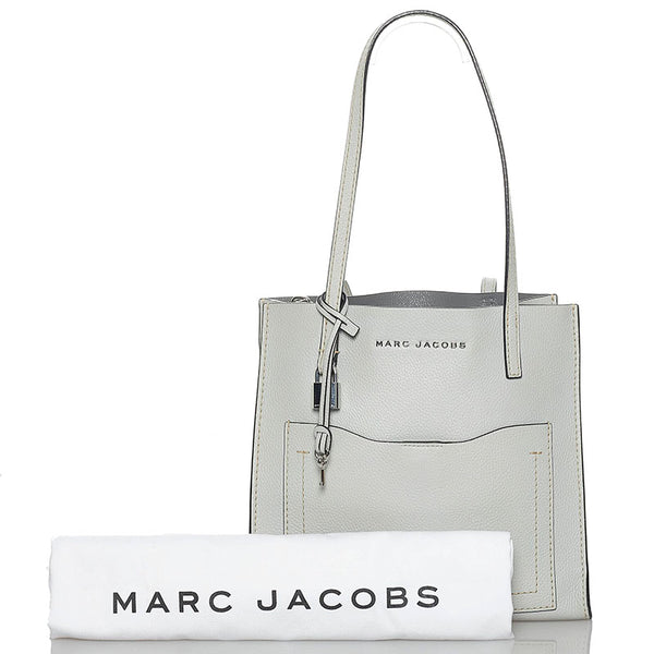 マークジェイコブス ハンドバッグ トートバッグ グレー レザー レディース MARC JACOBS 【中古】