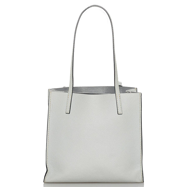 マークジェイコブス ハンドバッグ トートバッグ グレー レザー レディース MARC JACOBS 【中古】