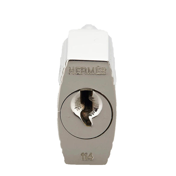 エルメス カデナ パドロック シルバー メタル レディース HERMES 【中古】