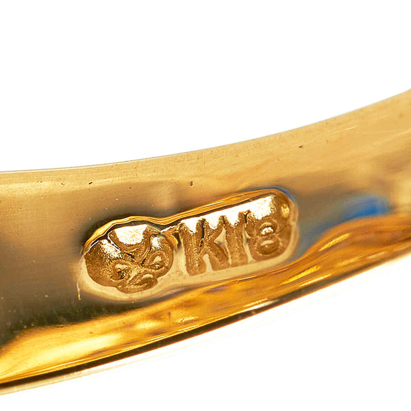 K18YG イエローゴールド ダイヤ1.15ct リング 指輪 レディース 11.5号 【中古】
