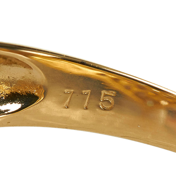 K18YG イエローゴールド ダイヤ1.15ct リング 指輪 レディース 11.5号 【中古】