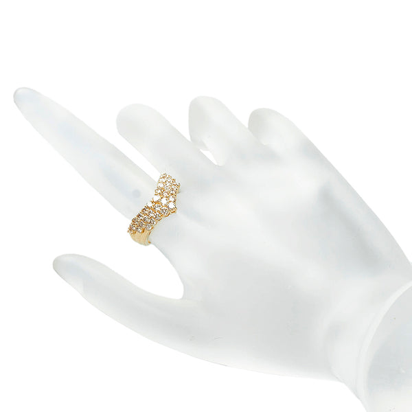 K18YG イエローゴールド ダイヤ1.15ct リング 指輪 レディース 11.5号 【中古】