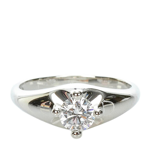 ブルガリ コロナソリテール リング 指輪 Pt950 プラチナ レディース BVLGARI 【中古】