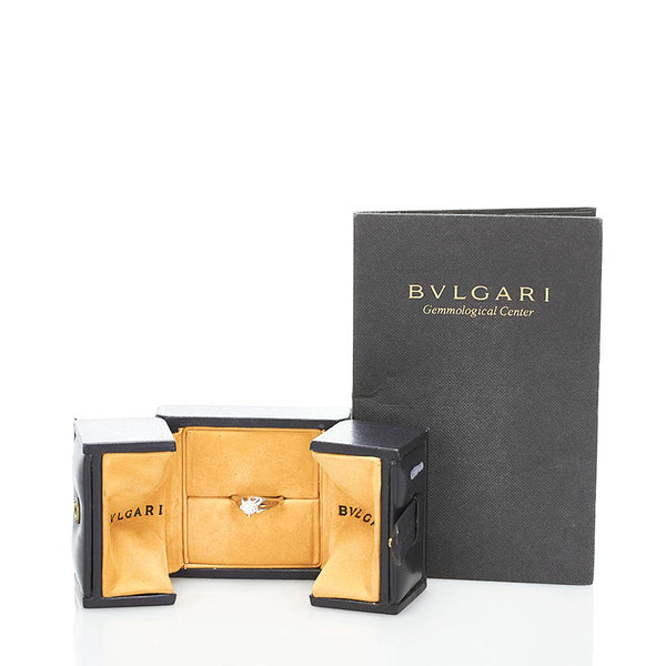 ブルガリ コロナソリテール リング 指輪 Pt950 プラチナ レディース BVLGARI 【中古】