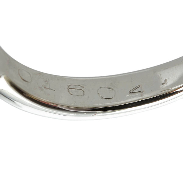 Pt900 プラチナ ダイヤ0.13ct リング 指輪 レディース 9.5号 【中古】