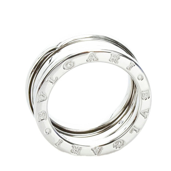 ブルガリ ビーゼロワン 2バンド リング 指輪 K18WG ホワイトゴールド レディース BVLGARI 【中古】