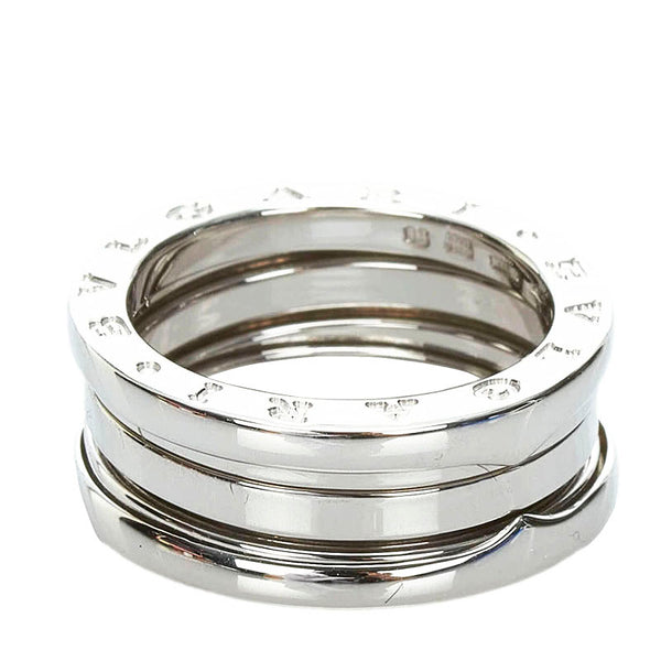 ブルガリ ビーゼロワン 2バンド リング 指輪 K18WG ホワイトゴールド レディース BVLGARI 【中古】