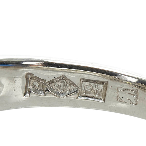 セイコー Pt900 プラチナ ダイヤ0.72ct リング 指輪 レディース SEIKO 16号 【中古】