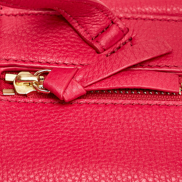 トリーバーチ タッセル リュック バックパック ピンク レザー レディース Tory Burch 【中古】