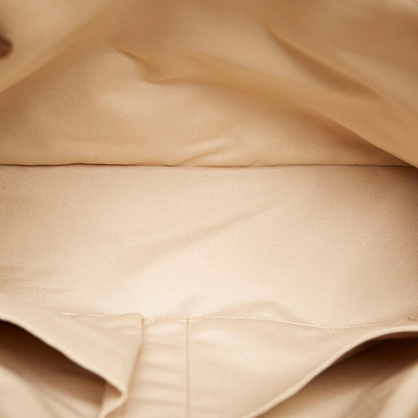 コーチ ペイトン ドローストリング キャリーオール トートバッグ ハンドバッグ F29362 ホワイト ブラウン レザー レディース COACH 【中古】