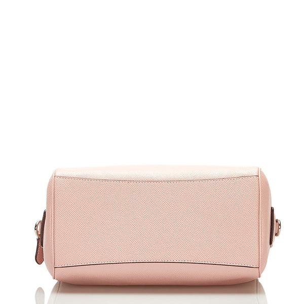 コーチ クロスグレイン ミニ ベネット サッチェル ハンドバッグ ミニボストン ショルダーバッグ 2WAY F32202 ピンク レザー レディース COACH 【中古】