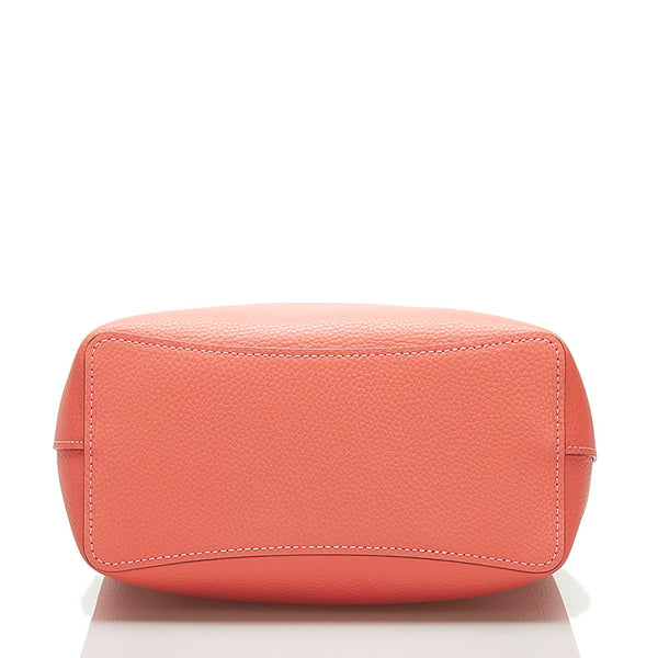 コーチ バケットバッグ ハンドバッグ ショルダーバッグ 2WAY L2080 1011 サーモンピンク レザー レディース COACH 【中古】