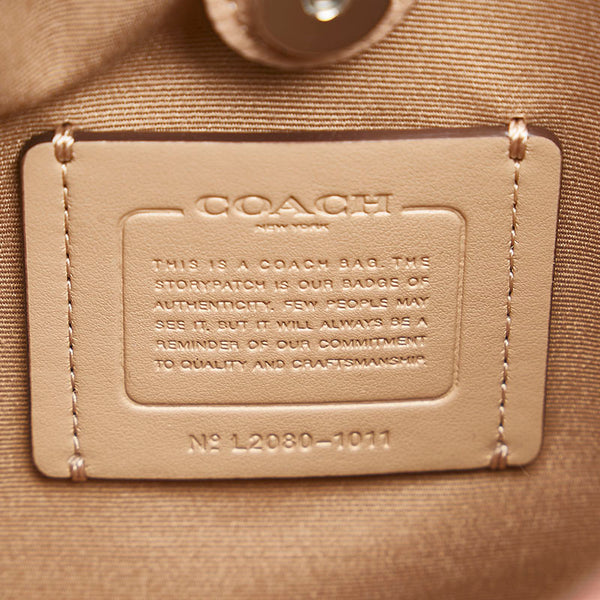 コーチ バケットバッグ ハンドバッグ ショルダーバッグ 2WAY L2080 1011 サーモンピンク レザー レディース COACH 【中古】
