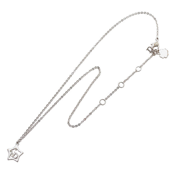 ディオール スター ネックレス ペンダント シルバー メタル レディース Dior 【中古】