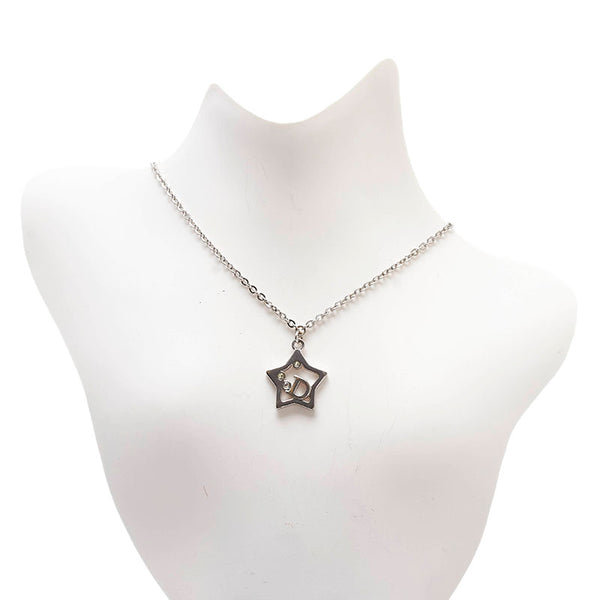 ディオール スター ネックレス ペンダント シルバー メタル レディース Dior 【中古】