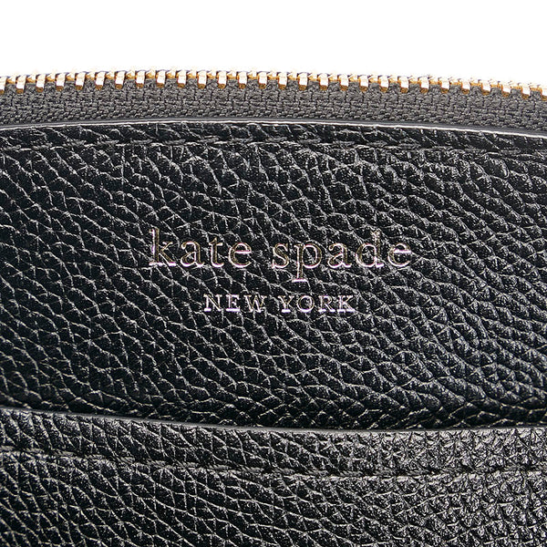 ケイトスペード マルゴー ラージ サッチェル ハンドバッグ ショルダーバッグ 2WAY ブラック レザー レディース Kate Spade 【中古】